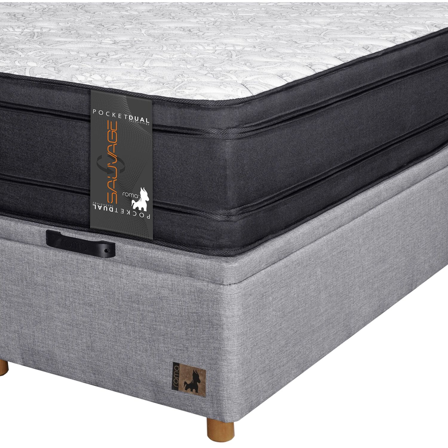 Cama Ba&uacute;l Mons Sauvage / Super King / Base Dividida image number 5.0