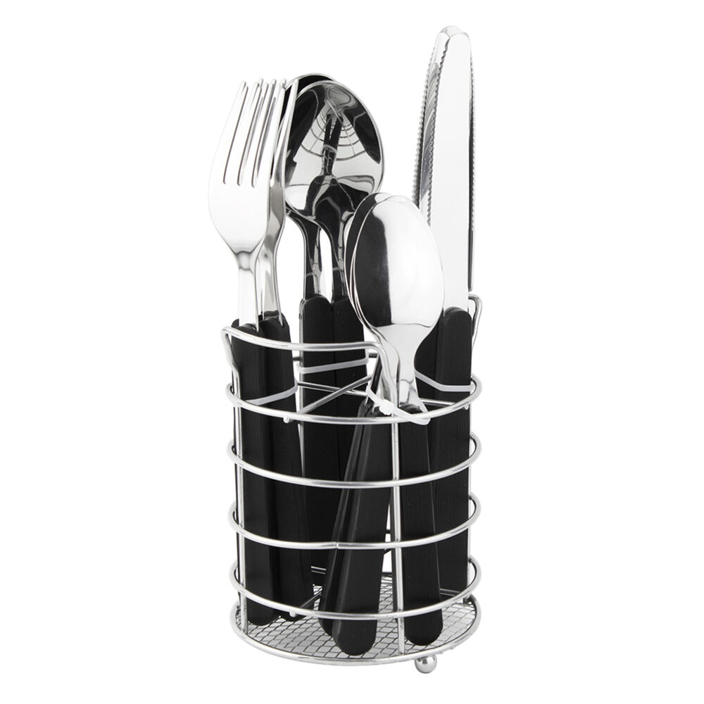 Cubertería Venecia 16 Piezas Con Escurridor image number 1.0