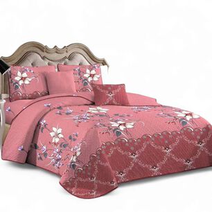 Juego De Sabanas + Cubrecama De 1.5 Plazas + 1 Funda De Almohada Cobertor Verano Qs-12