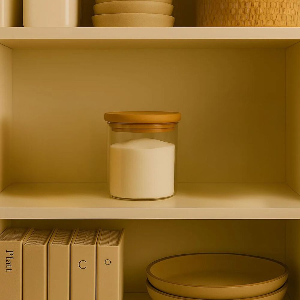 Set 6 Frascos Contenedores Repostero Vidrio Con Tapa Bambu image number 2.0