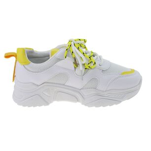 Zapatilla Blanco/amarillo Via Franca Art. 5zb19012wye