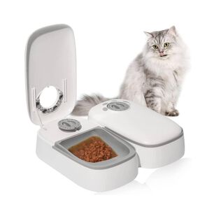 Plato De Comida Automatico Temporizador Para Perros Gatos Mascotas