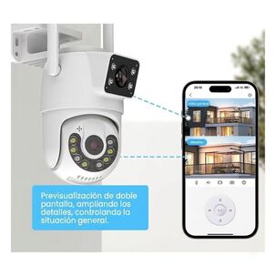 C&aacute;mara Seguridad Exterior Giratoria Wifi Ip66