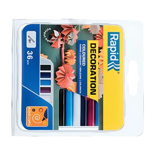 36 Barras De Silicona De Colores 7mm X 90mm - Ps