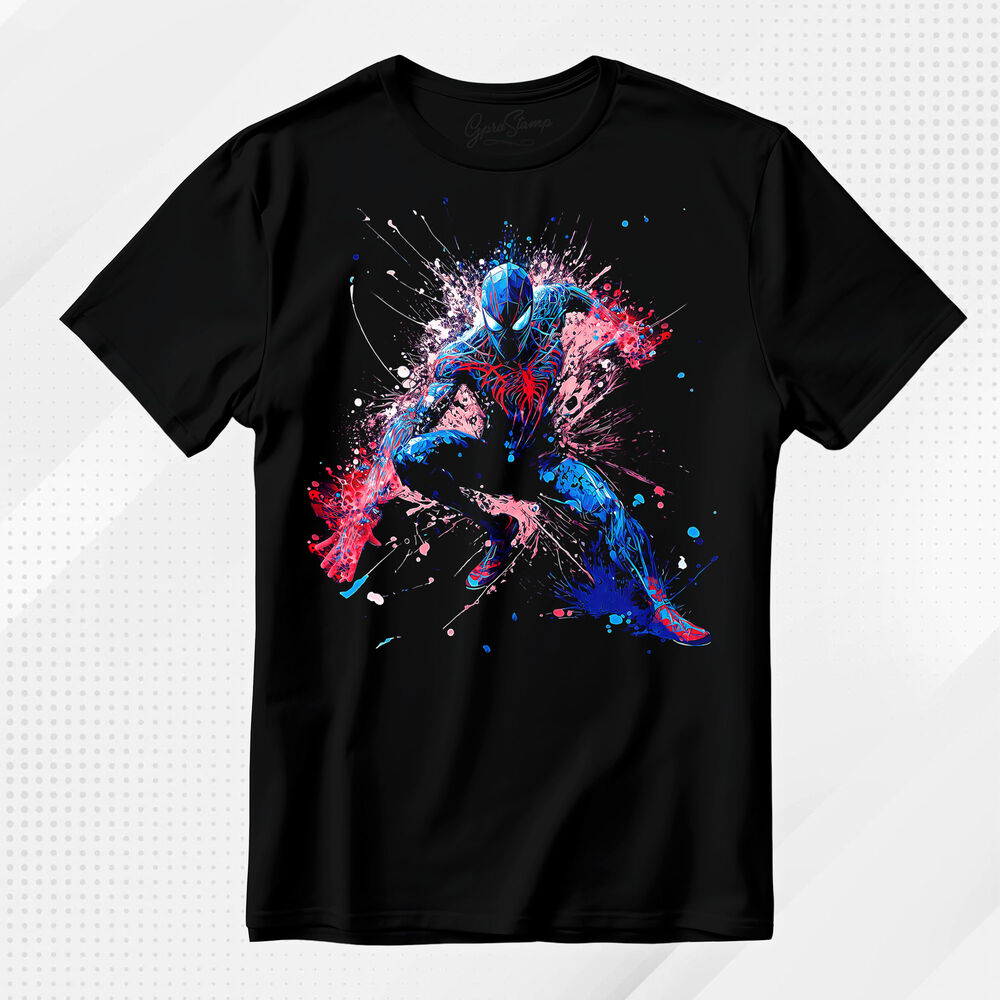 Polera Spiderman Pintura Gprodis image number 0.0
