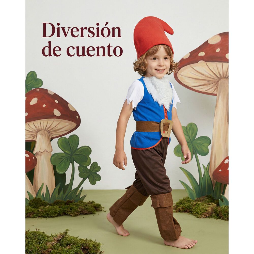 Disfraz Infantil Gnomo Jard&iacute;n image number 6.0