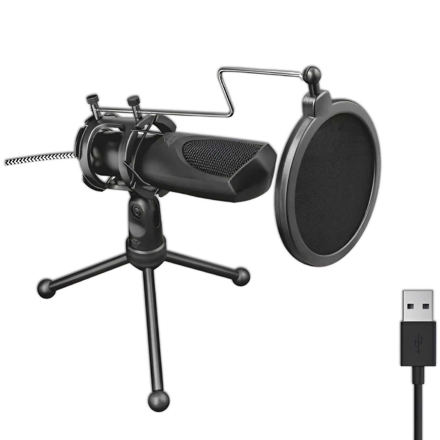 Micr&oacute;fono Usb Condensador Trust Gxt 232 Mantis Profesional image number 3.0