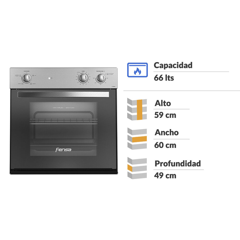 Horno Empotrado Fensa F 1060R A / 66 Litros image number 1.0