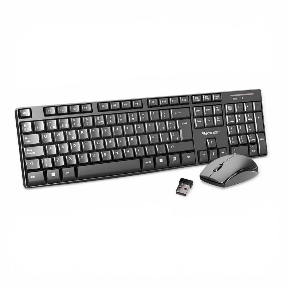Kit Teclado Y Mouse Inalambrico Tecmaster Multimedia 100512 image number 0.0