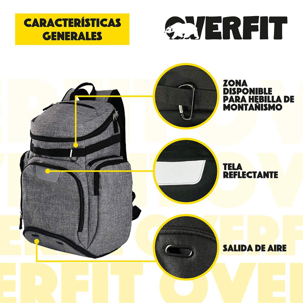 Mochila Deportiva Basketball Edition By Overfit image number 4.0
