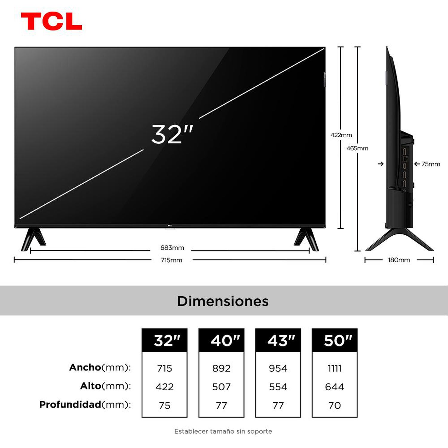 Led 32 " TCL S5LR / Full HD / Smart TV image number 7.0