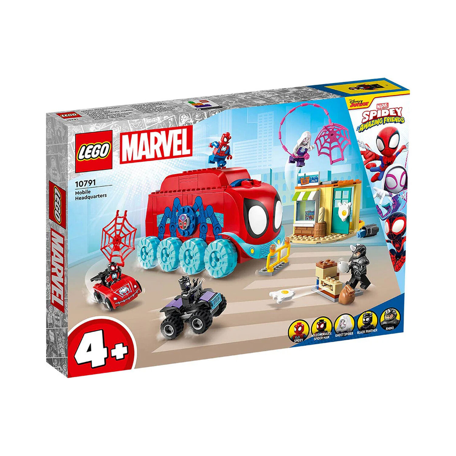 Lego Marvel - Base M&oacute;vil Del Equipo Spidey - 10791 image number 8.0