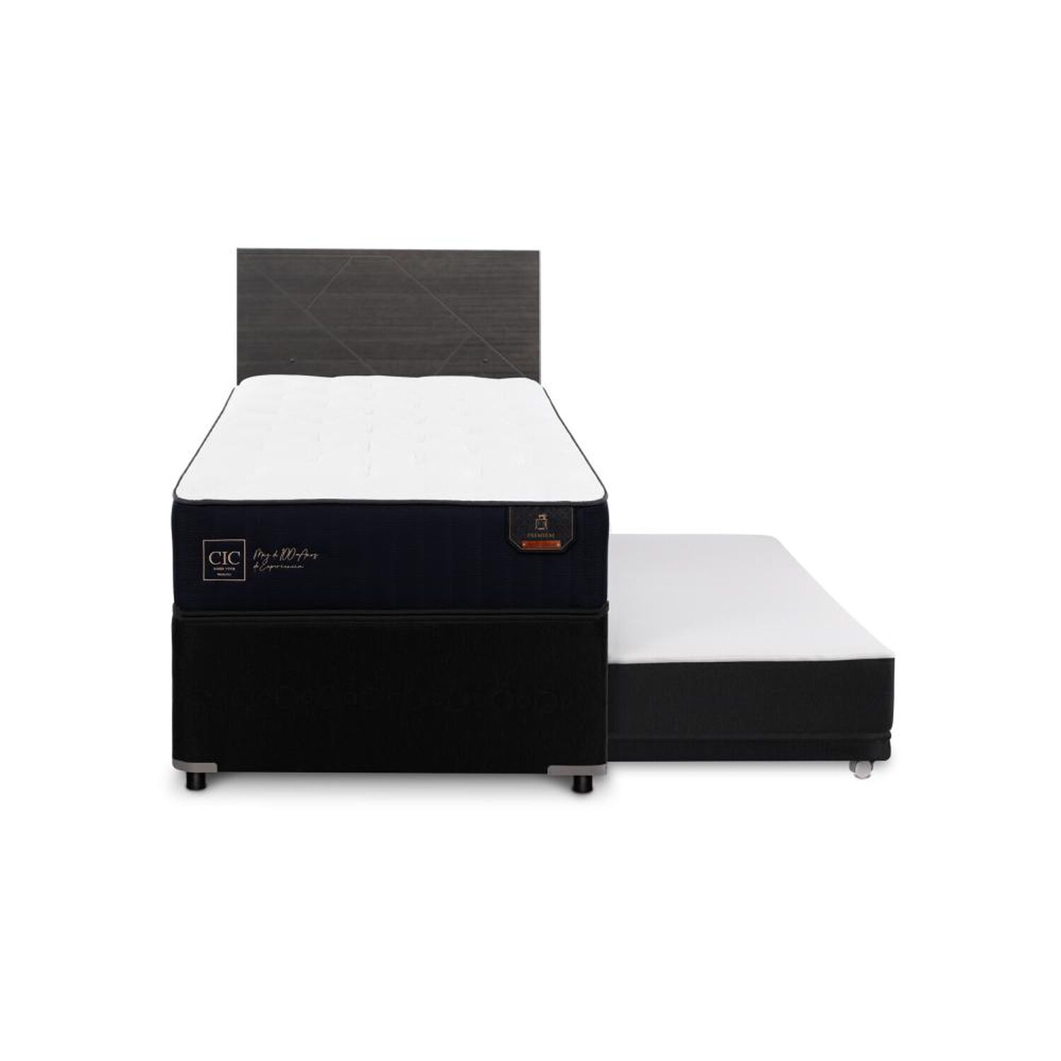 Cama Nido Cic Premium / 1.5 Plazas / Base Normal + Respaldo image number 0.0