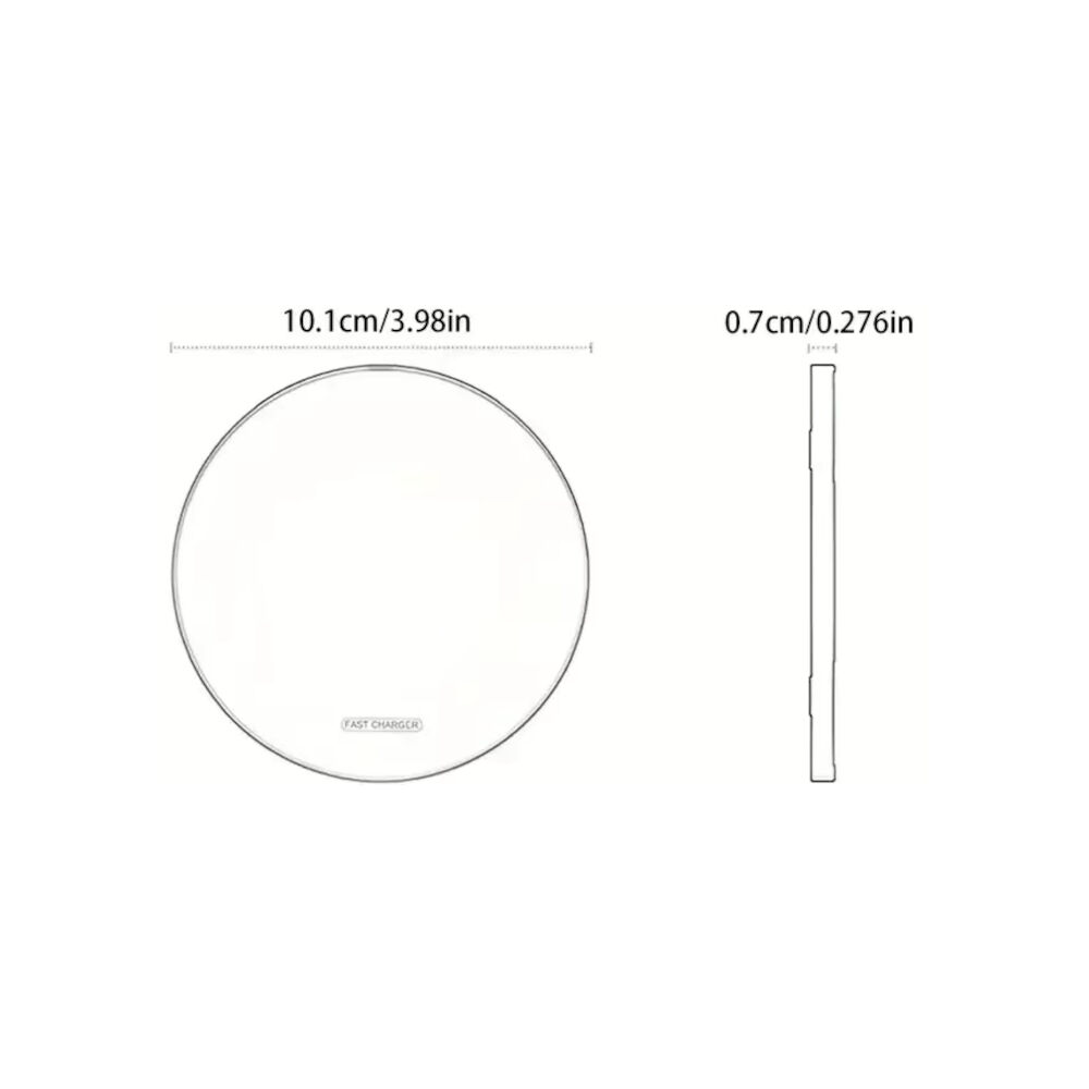 Cargador Inal&aacute;mbrico Qi 30w Usb - Compatible Con Iphone, Android Y Dispositivos Qi image number 2.0