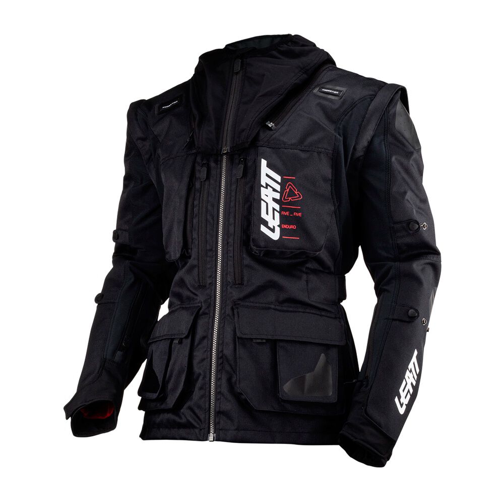 Chaqueta Leatt Moto Enduro 5.5 Negro image number 1.0