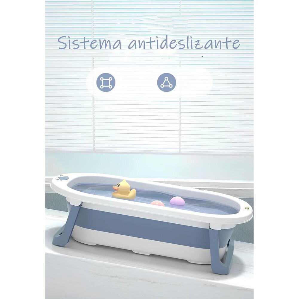 Ba&ntilde;era Plegable Con Term&oacute;metro Cojin Y M&aacute;s Accesorios Rosada image number 7.0