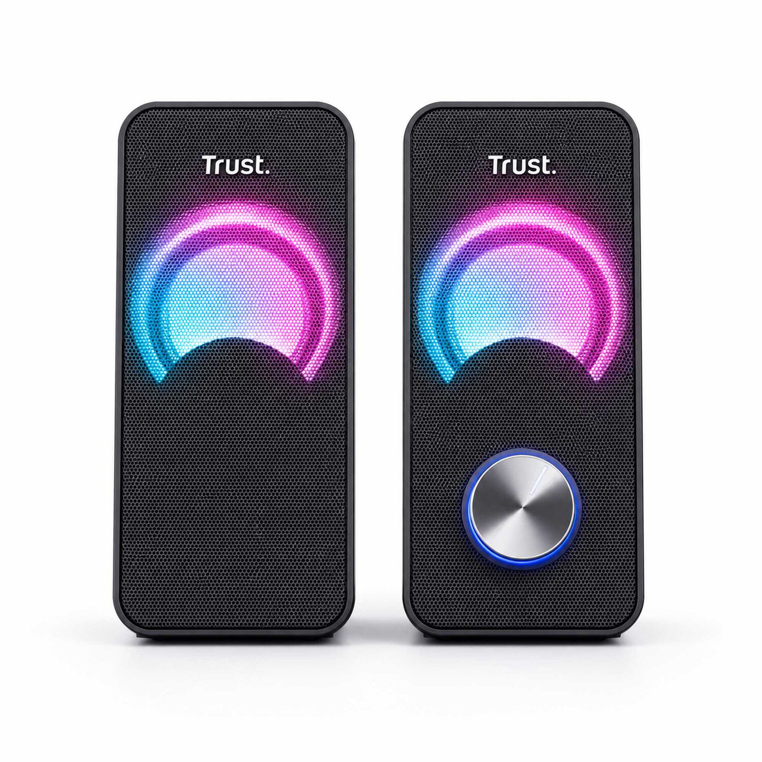 Parlantes Usb Con Luces Rgb De 12w De Escritorio Trust Arys image number 1.0