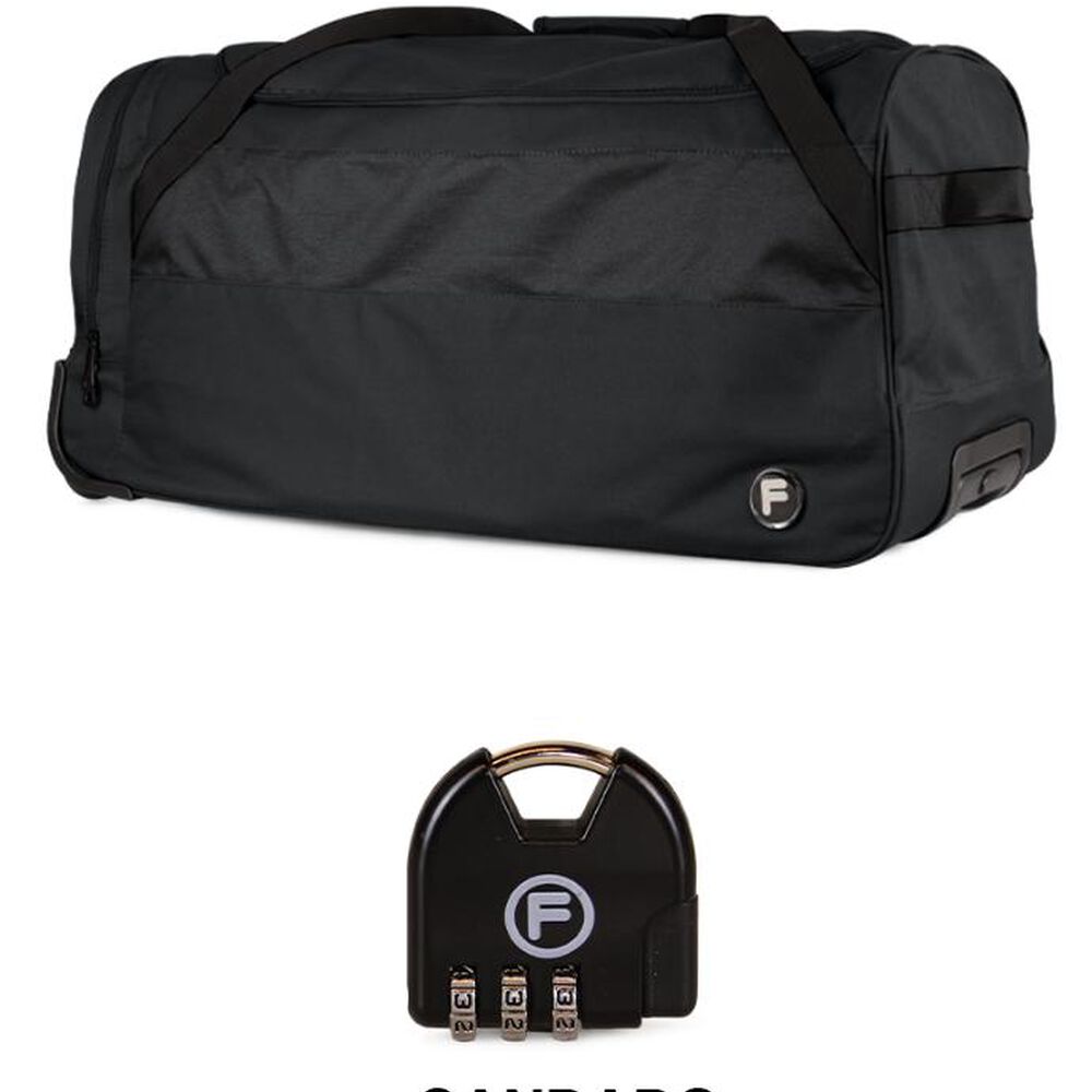 Bolso De Viaje Con Ruedas Kross L 131 Lts Negro + Candado F image number 1.0