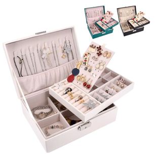 Joyero Organizador Blanco