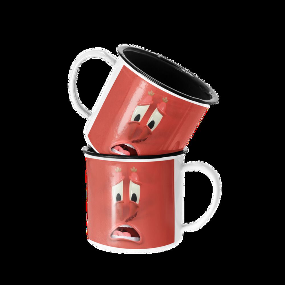 Taza Enlozada Lechera Don Cangrejo Bob Esponja Animado image number 0.0