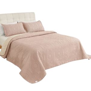 Cobertor Quilt De Verano Cubrecama 2 Plazas Colcha 230x250cm Gs