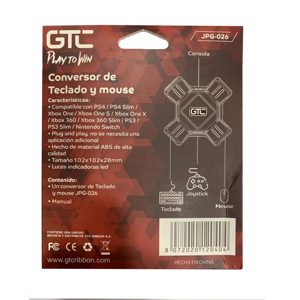 Hub Adaptador De Consolas Para Teclado-mouse Multiplataforma image number 5.0