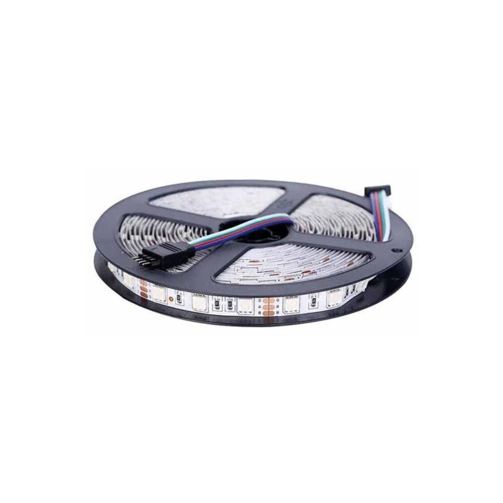 Tira Led De 5mts Rgb 5050 Impermeable Con Control - Ps image number 0.0