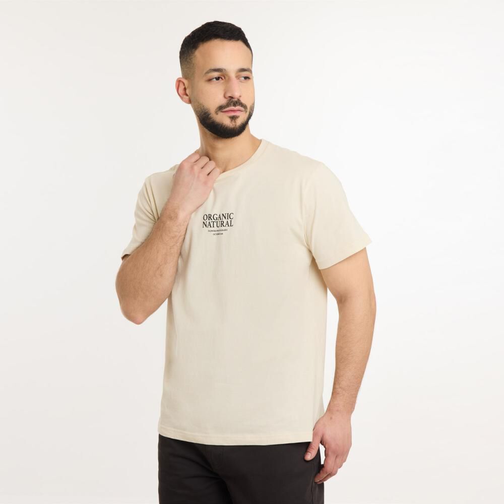 Polera Slim Manga Corta Cuello Redondo Hombre Az Black image number 2.0