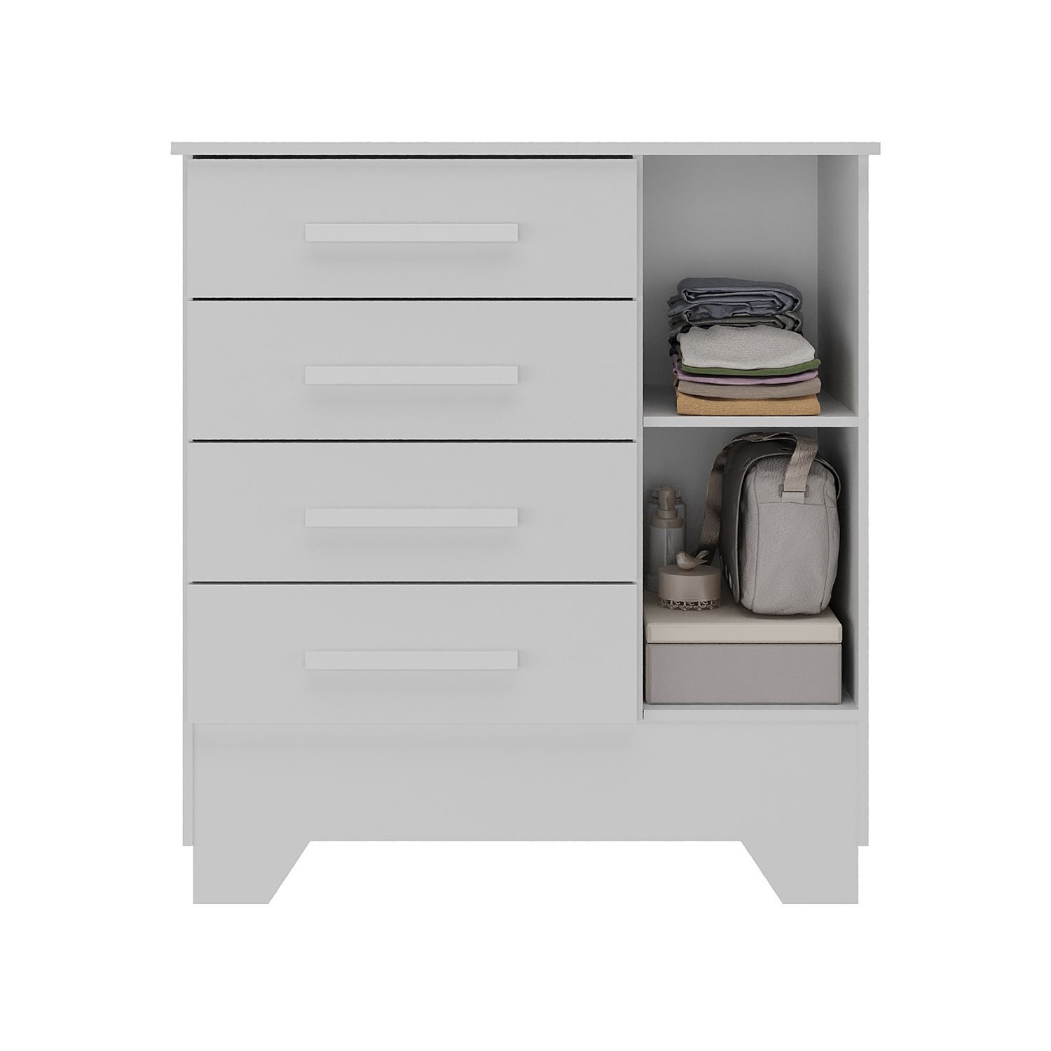 Comoda Di Poretti Design Catavento / 1 Puerta / 4 Cajones image number 1.0