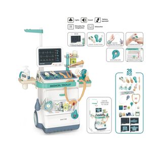 Juguete Kit Medico Mesa Con 26 Accesorios Multifuncional Infantil