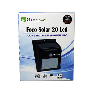 Foco Led Solar Con Sensor De 20 Led
