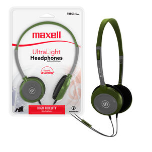 Audifonos Hp-200 Maxell Ultralight Headphones Dynamic Trss