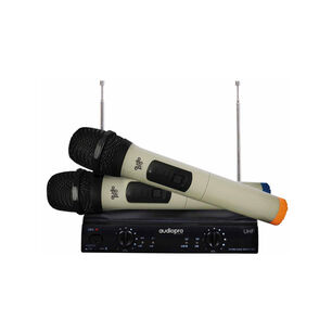 Kit 2 Micr&oacute;fonos Inal&aacute;mbricos + Receptor Uhf - Ps
