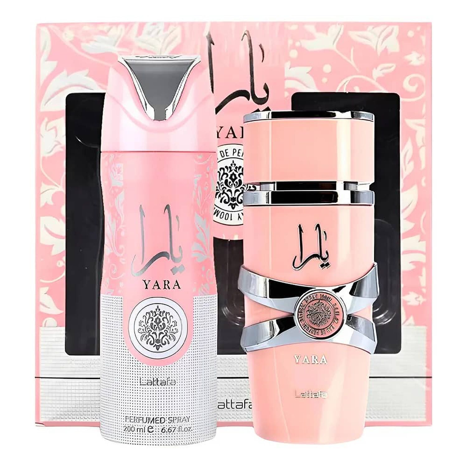 Yara 100 Ml Edp + Deo Spray 200 Ml Lattafa image number 0.0