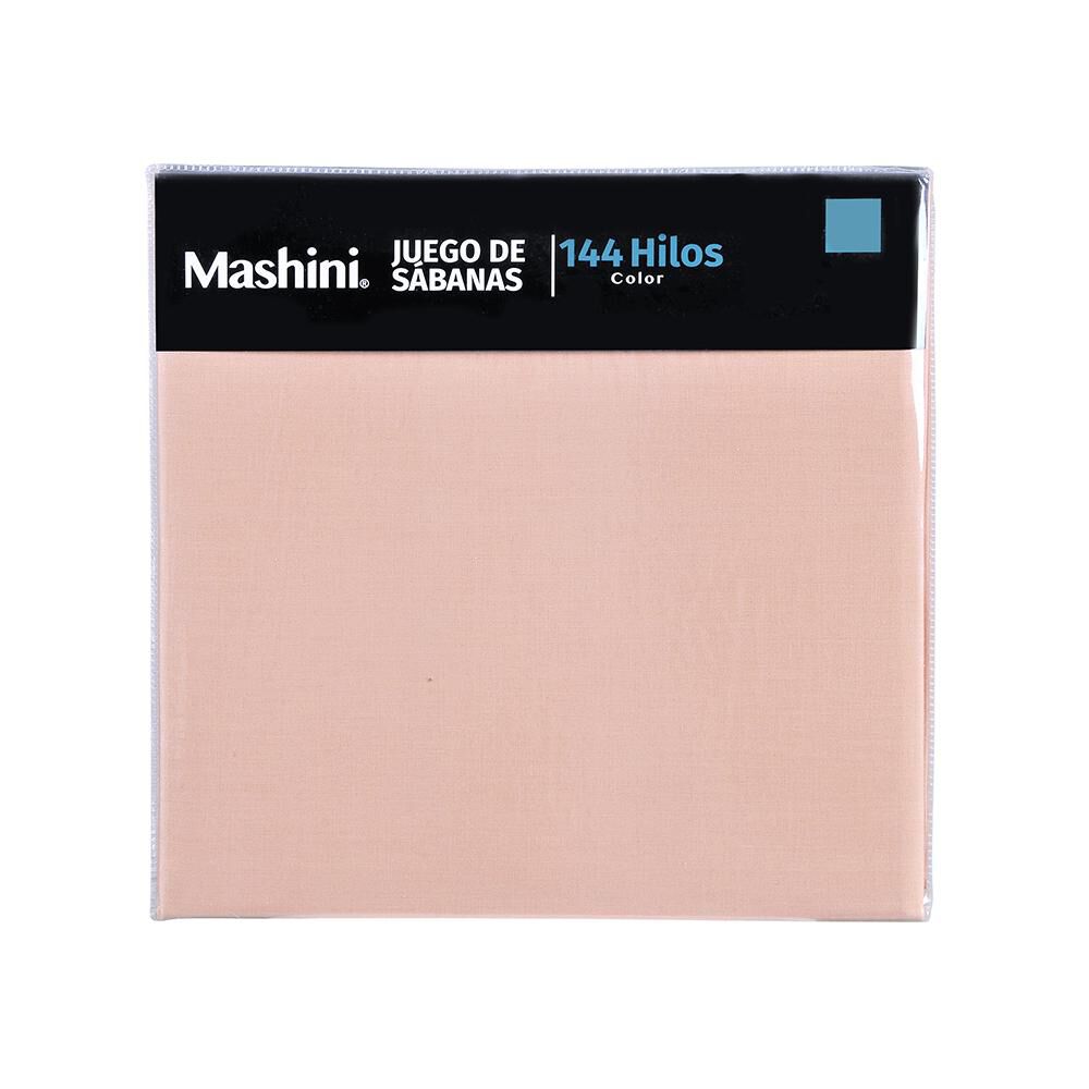 Juego De Sábanas Mashini Liso / Super King / 144 Hilos image number 2.0