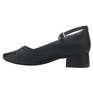 Zapato Negro Mujer Comfortflex 2595403 Casual
