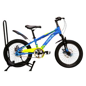 Bicicleta Aro 18 Cfeng Con Freno Disco Azul Amarillo