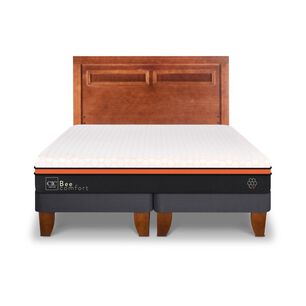 Cama Europea Cic Bee Comfort / King / Base Dividida + Respaldo