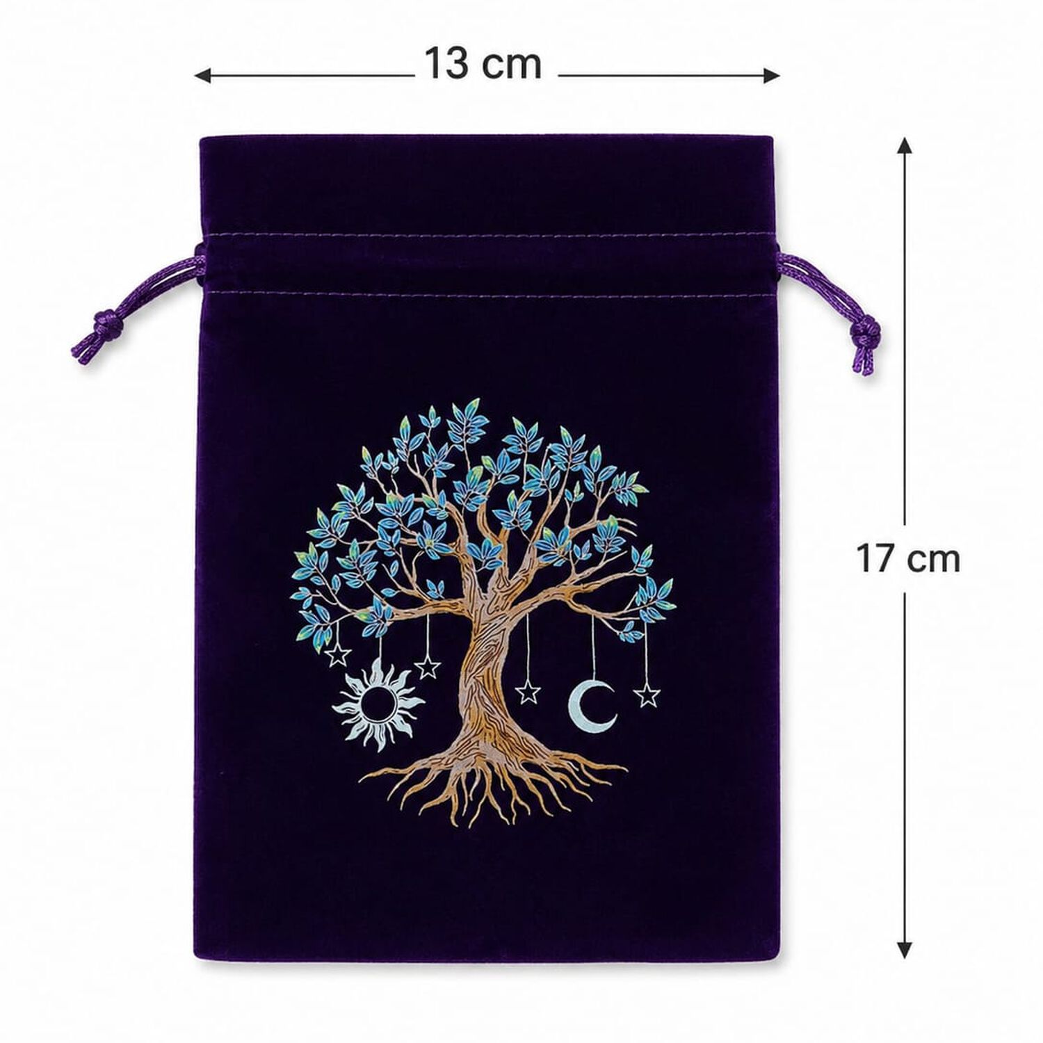 Bolsa De Terciopelo Para Cartas De Tarot &Aacute;rbol De La Vida image number 7.0