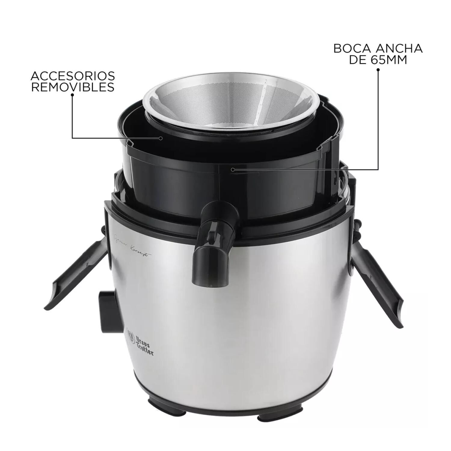 Extractor De Jugos 700w Nutrismart Gris Ursus Trotter image number 2.0