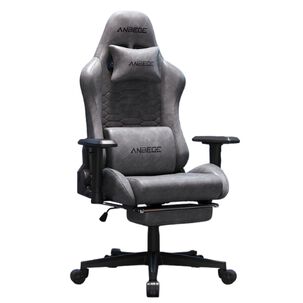 Silla Gamer Ergonómica Con Reposapiés Reclinable Profesional
