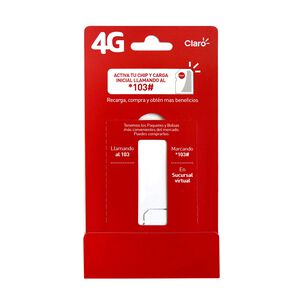 Chip Claro Prepago Con Activaci&oacute;n R&aacute;pida