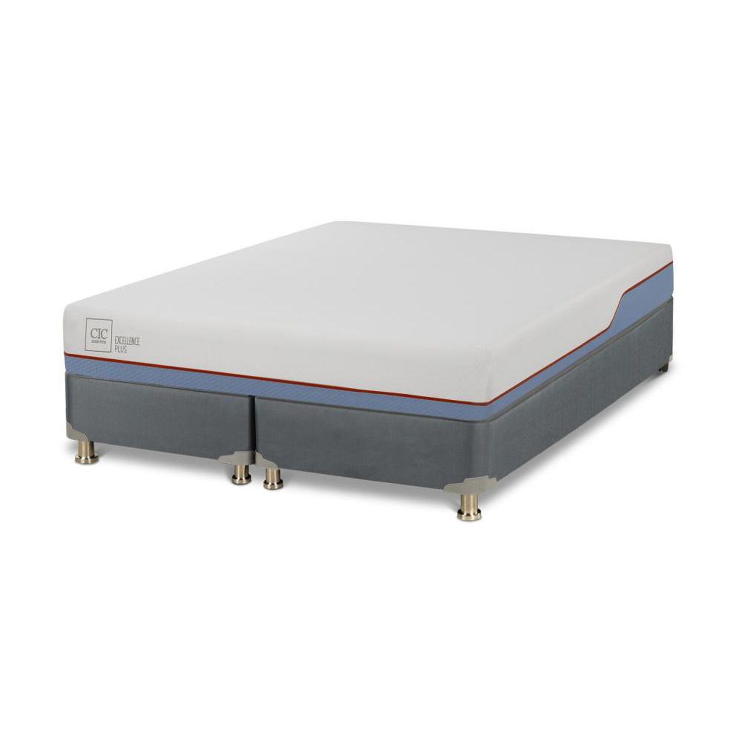 Cama Americana Cic Excellence Plus / 2 Plazas / Base Dividida image number 1.0