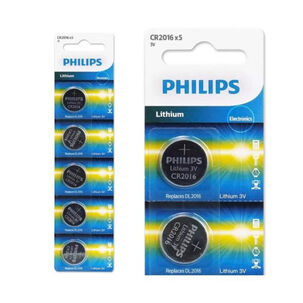  Microbateria Lithium Cr2016 Blister 5 Pcs Philips