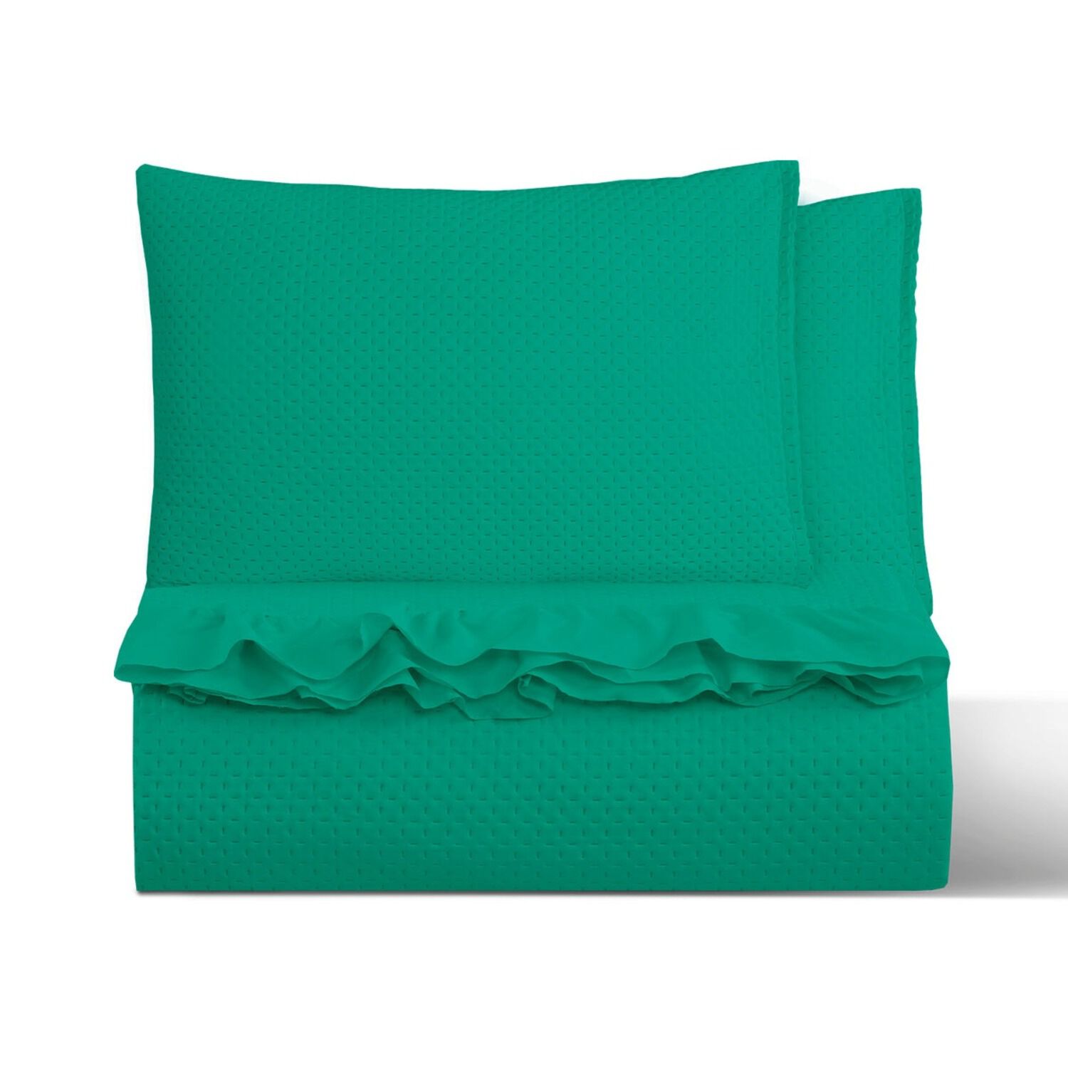 Cubrecama Quilt Reversible Super King 270 X 260 Cm Verde - Magic Collection Martin&eacute; image number 1.0