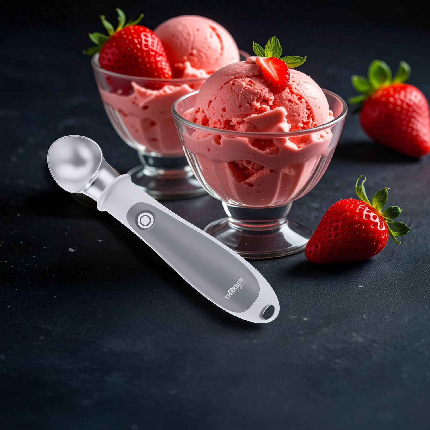 Cuchara Helado 2 Temperaturas Usb Thor Ice Cream Spoon image number 1.0