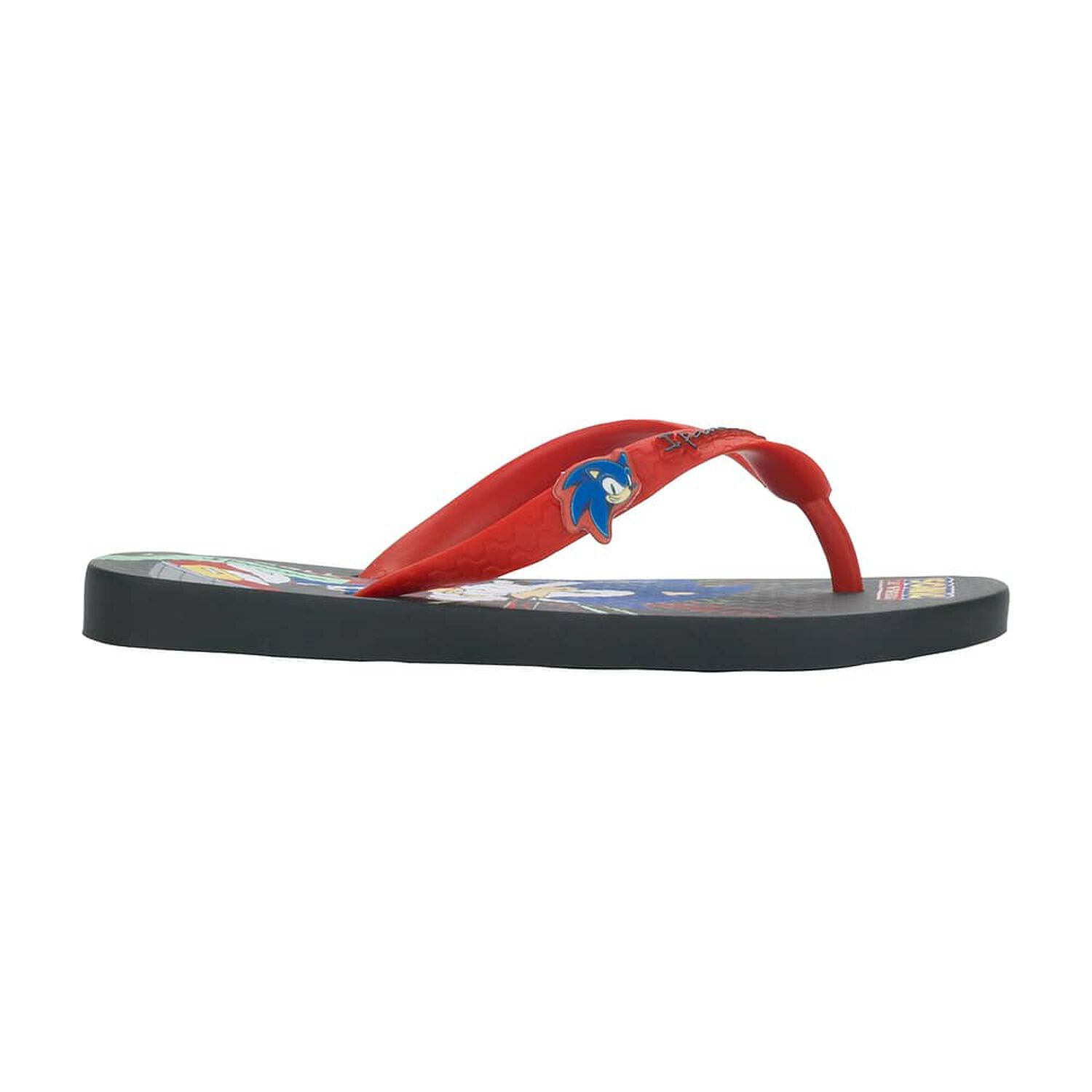Sandalia Infantil Negro/rojo Sonic Lets Ipanema image number 2.0