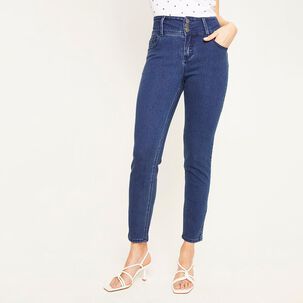 Jeans Tiro Alto Regular Mujer Geeps