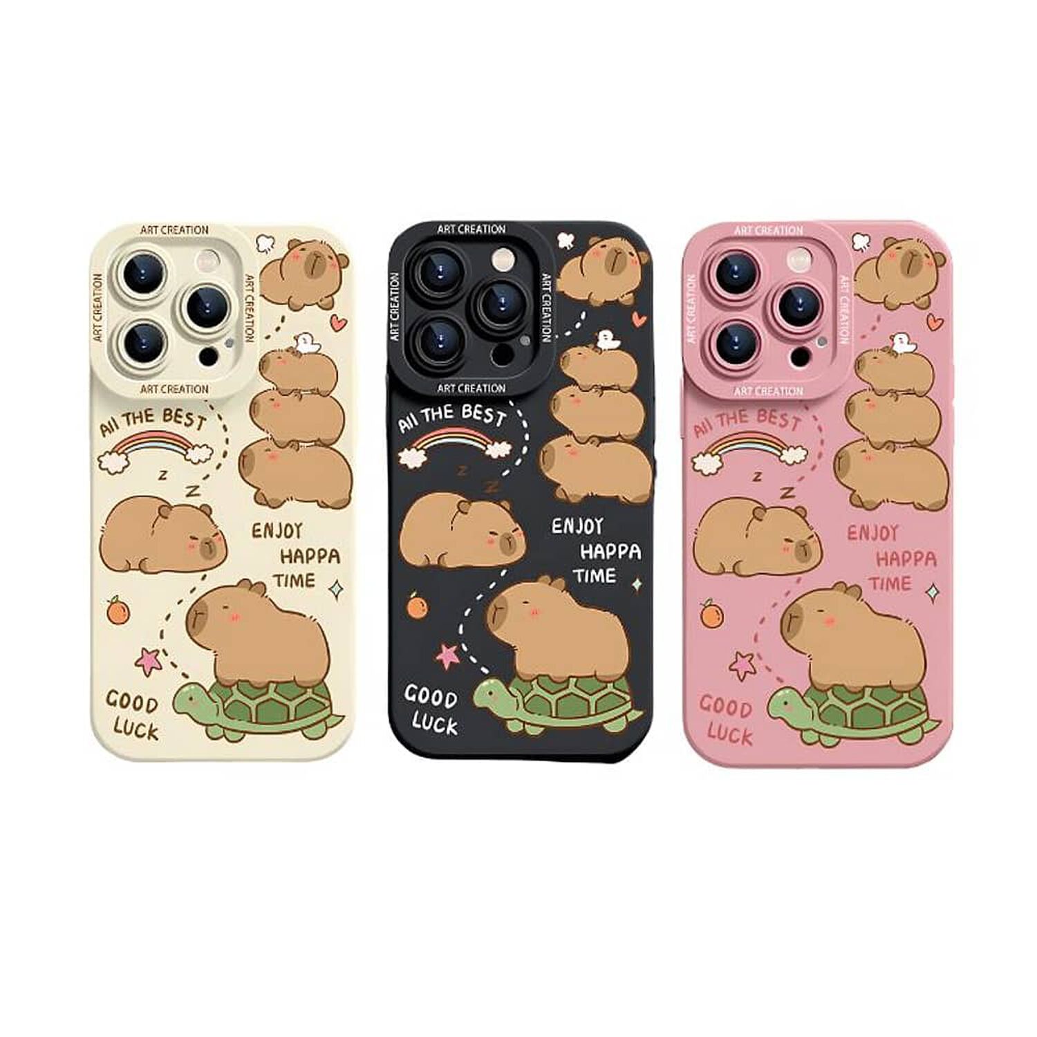 Carcasa Funda Silicona Iphone 15 Pro Max Capibara Antigolpes image number 3.0