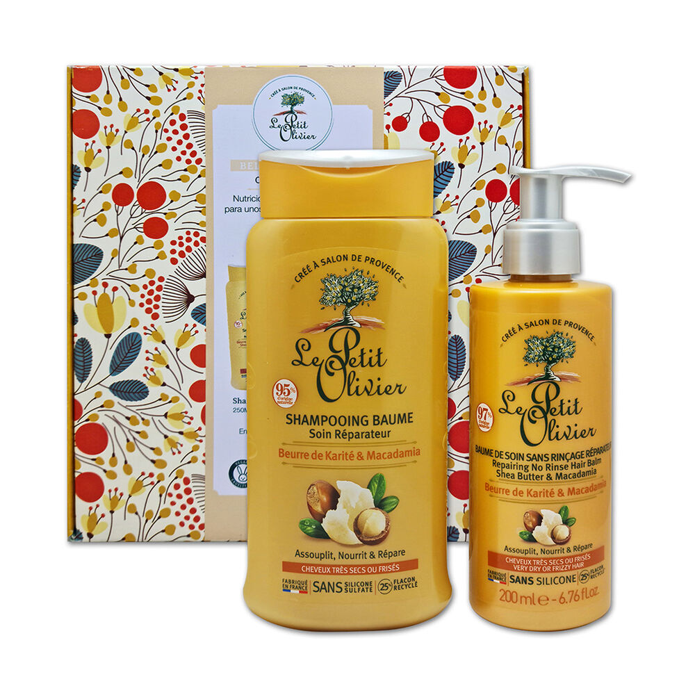 Set Shampoo + Crema De Peinar Cabello Seco Le Petit Olivier image number 0.0
